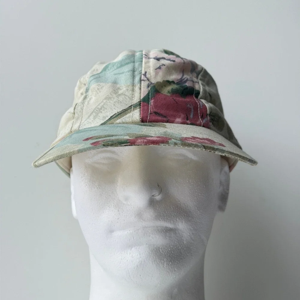 Vintage EMI Floral Panel Hat OSFA Strapback 80s Outdoor Boulder Colorado